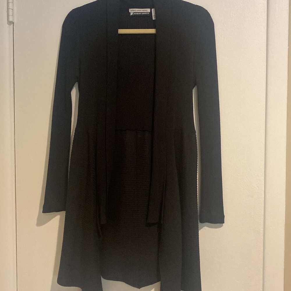 Bergdorf Goodman Long Cotton Cardigan